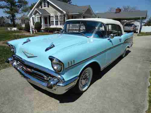 1957 Chevrolet Bel Air Convertible, image 6