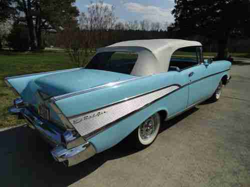 1957 Chevrolet Bel Air Convertible, image 9