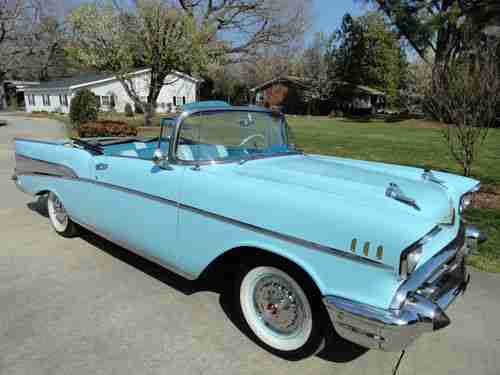 1957 Chevrolet Bel Air Convertible, image 10