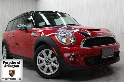 Mini cooper clubman xenon lights bluetooth red heated seats push start ignition