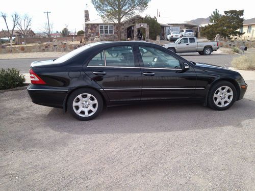 2005 mercedes benz c320 4matic black