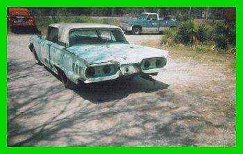 1958 ford thunderbird project car 352 engine