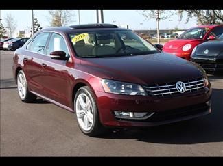 Red passat vw paddle shifter navigation fender v6 leather heated seats sunroof