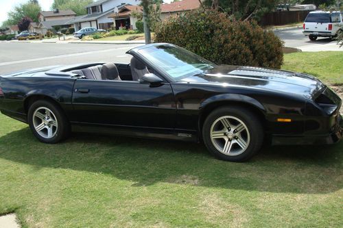 1988 chevrolet iroc z28 convertible. 82k  miles. start price $1,800. no reserve.