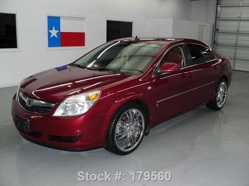 2007 saturn aura xe leather sunroof 20" wheels only 57k texas direct auto