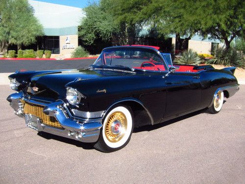 1957 cadillac eldorado biarritz convertible - dual quads - a/c - show car - wow!