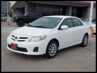 12 corolla le traction cruise control aux great mpg 100k mile warranty certified