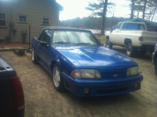 1991 ford mustang gt convertible 2-door 5.0l