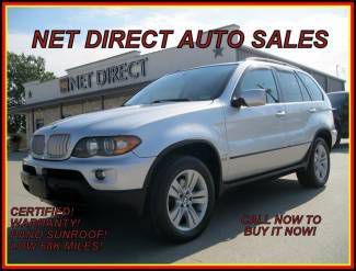 06 bmw x5 awd heated leather pano sunroof 68k miles net direct auto texas