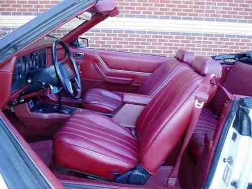 1984 FORD MUSTANG LX.. CONVERTIBLE.. NO RESERVE .. 60K MILES.. AUTOMATIC., image 5
