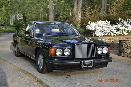 1994 black clean title bentley brooklands tan leather interior low miles