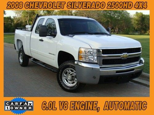 2008 chevrolet silverado 2500hd lt 4x4 one owner clean carfax report