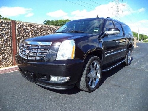 08 escalade awd v8 ultraluxury/premium/gps/tvs/22s/loaded/tx!