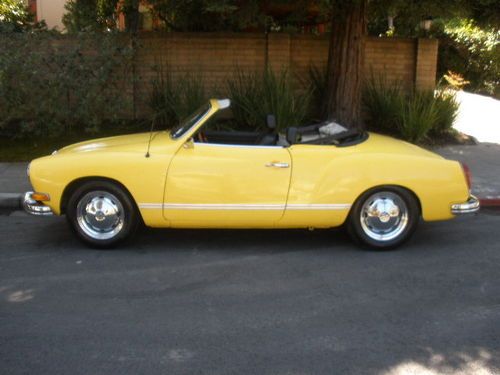 1974 volkswagen karmann ghia convertible