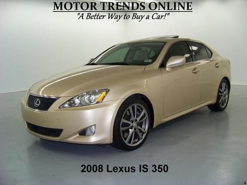 Sport navigation rearcam sunroof htd ac seats 2008 lexus is350 is 350 is250 64k