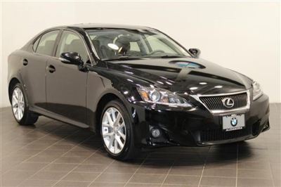 2011 lexus is 250 awd luxury plus edition sunroof navigation heated cool seats