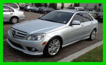 2008 c300 luxury sedan sunroof navigation dvd mp3 leather