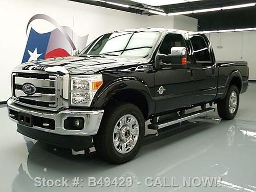 2012 ford f-250 lariat diesel 4x4 nav rear cam 20's 19k texas direct auto