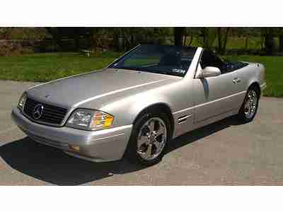99 Mercedes Benz SL500R Clean Carfax 2 tops 78k Power Heated Seats 2 Owner, image 4