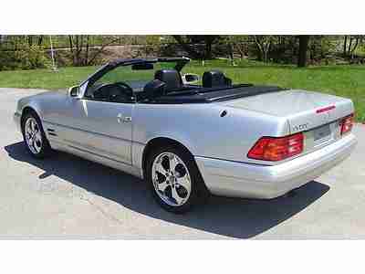 99 Mercedes Benz SL500R Clean Carfax 2 tops 78k Power Heated Seats 2 Owner, image 5