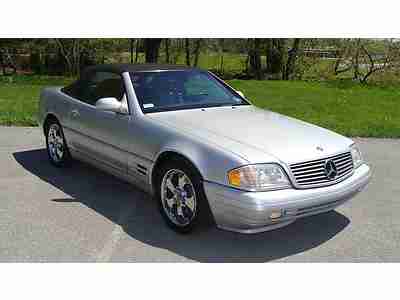 99 Mercedes Benz SL500R Clean Carfax 2 tops 78k Power Heated Seats 2 Owner, image 11
