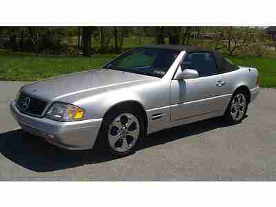 99 Mercedes Benz SL500R Clean Carfax 2 tops 78k Power Heated Seats 2 Owner, image 12