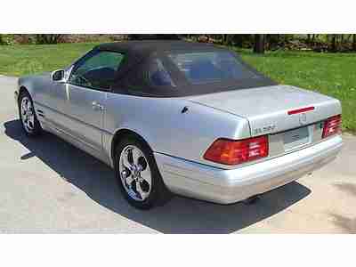 99 Mercedes Benz SL500R Clean Carfax 2 tops 78k Power Heated Seats 2 Owner, image 14