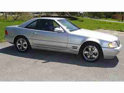 99 Mercedes Benz SL500R Clean Carfax 2 tops 78k Power Heated Seats 2 Owner, image 15