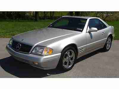 99 Mercedes Benz SL500R Clean Carfax 2 tops 78k Power Heated Seats 2 Owner, image 16
