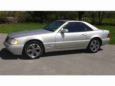 99 Mercedes Benz SL500R Clean Carfax 2 tops 78k Power Heated Seats 2 Owner, image 17