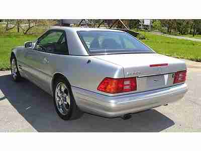 99 Mercedes Benz SL500R Clean Carfax 2 tops 78k Power Heated Seats 2 Owner, image 18