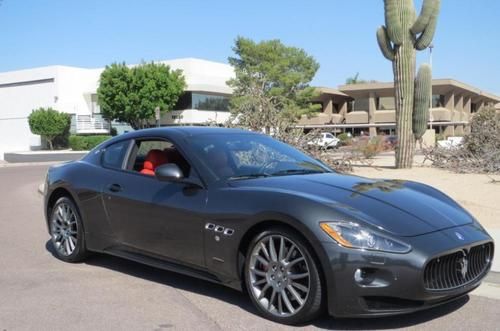 2010 maserati granturismo s coupe 2-door 4.7l rare granito corallo mint