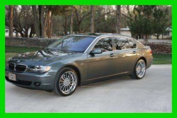 2008 bmw 750li long wheel base luxury sedan premium sunroof dvd navigation