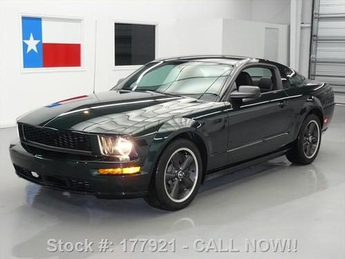 2008 ford mustang bullitt #2525 5spd leather shaker 3k texas direct auto