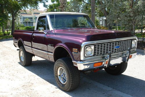 Restored 1972 chevy 4x4 short box