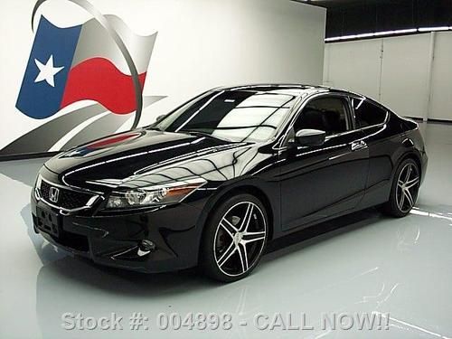 2009 honda accord ex-l coupe sunroof htd seats 20's 40k texas direct auto