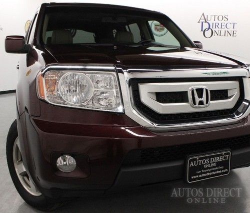 We finance 2009 honda pilot ex-l 4wd 8pass clean carfax dvd bkupcam 6cd mroof v6