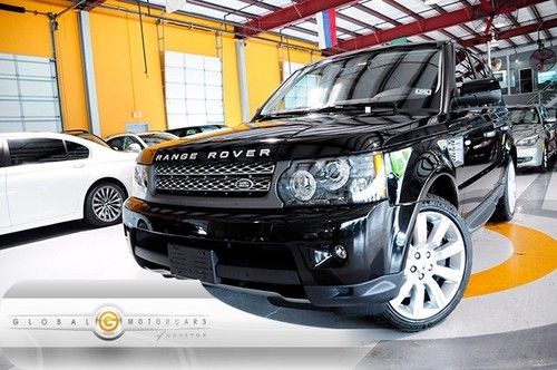 10 range rover sport supercharged 4wd 1-own 11k hk nav pdc cam keyless dvd 20s