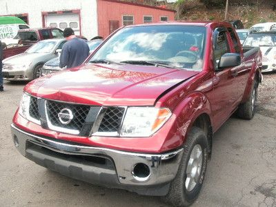 Repairable 2007 nissan frontier 4x4 pickup