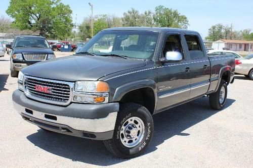 2001 gmc 2500hd crew cab 4x4 runs great no reserve