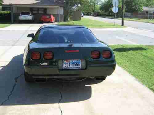 1995 polo green CHEVROLET CORVETTE COUPE with 52,000 orig. miles, sun®. roof., US $12,900.00, image 3