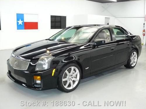 2004 cadillac cts-v 6-spd sunroof nav htd seats 66k mi texas direct auto