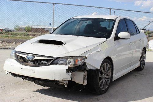 2009 subaru impreza wrx premium damaged rebuilder runs! turbo loaded economical!