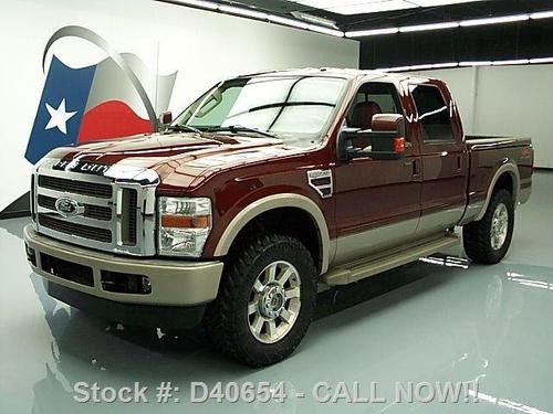 2008 ford f-250 king ranch diesel 4x4 nav rear cam 73k texas direct auto