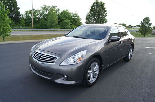 No reserve 2010 infiniti g37x awd, back-up camera, smart key, 1-owner, warranty