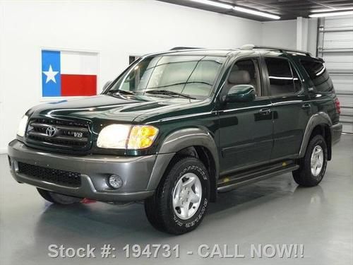 2003 toyota sequoia sr5 8 pass leather dvd spoiler 70k texas direct auto