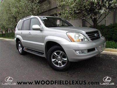 2004 lexus gx470; 1 owner; loaded; navi/dvd; low reserve!