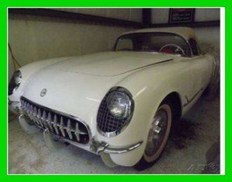 1954 chevy corvette convertible white 235c.i. new mexico powerglide transmission