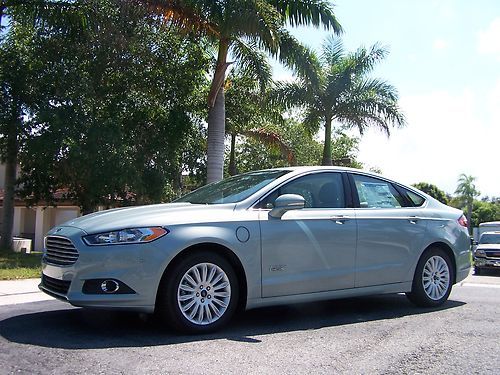 2013 ford fusion energi hybrid electric ice storm wth navigation free shipping