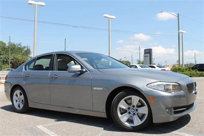 2011 grey bmw 528i 4door sedan